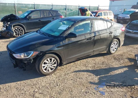 2018 Hyundai Elantra Se z USA, uszkodzony, nr VIN 5NPD74LF5JH354279